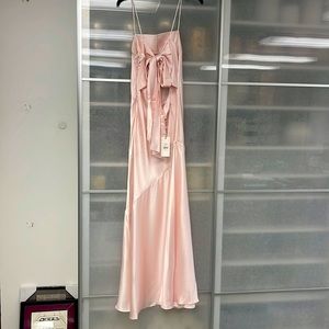 love Shack Fancy Oaklynn Maxi Silk Dress